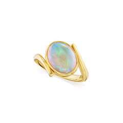 3.18cts Opal Yellow Gold Ring