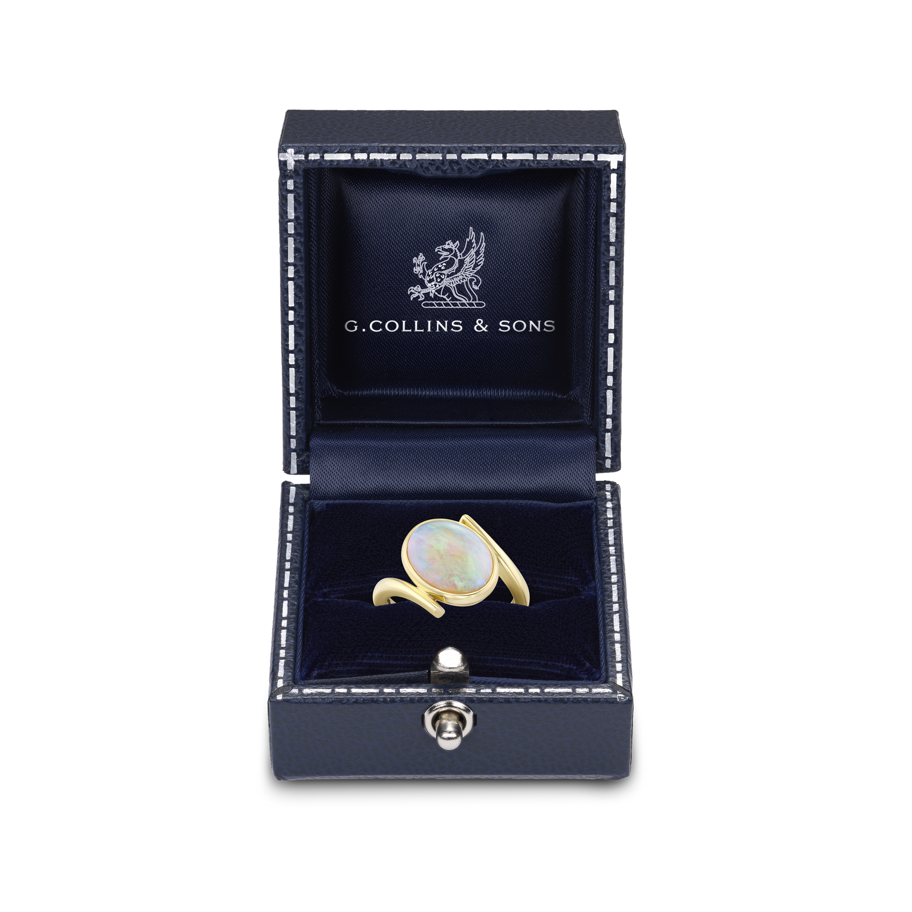 3.18cts Opal Yellow Gold Ring