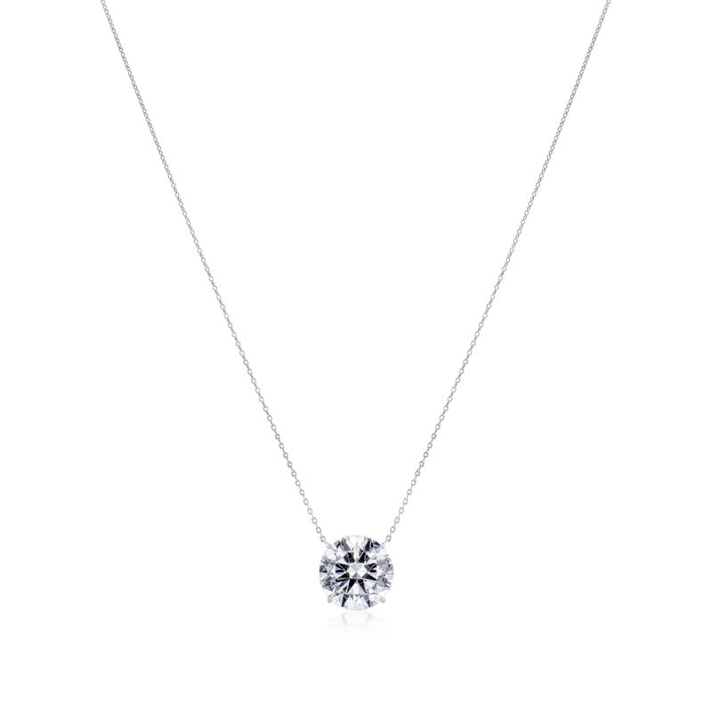 5.01ct Round Brilliant Cut Diamond Superfine Pendant