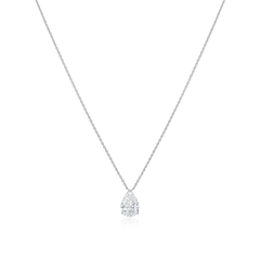 2.01ct Pear Cut Diamond Superfine Pendant