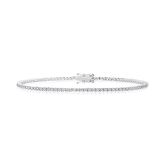 1.00ct Round Brilliant Cut Diamond Line Bracelet