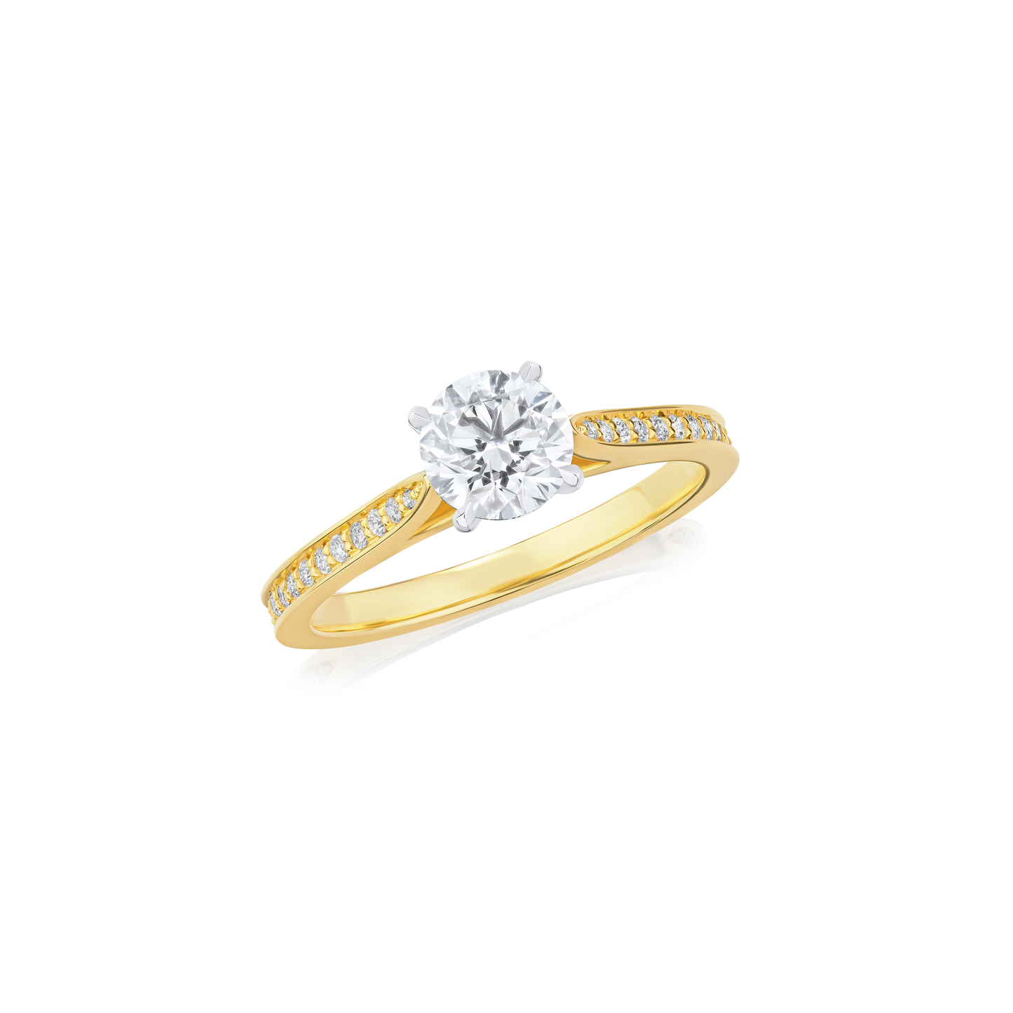 0.80ct Round Brilliant Cut Diamond Solitaire Ring