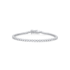 1.78ct Round Brilliant Cut Diamond Line Bracelet