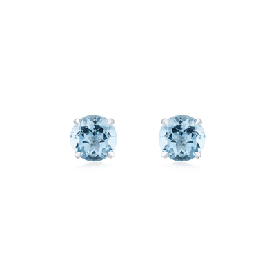 1.94ct Aquamarine Stud Earrings