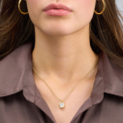 2.28ct Diamond Padlock Pendant
