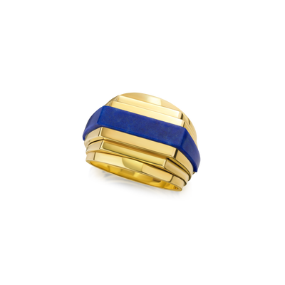 Lapis Lazuli Tank Ring