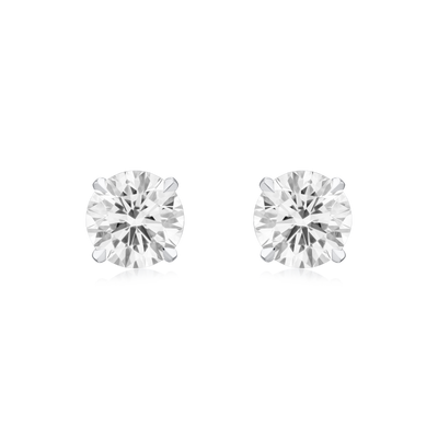 1.60ct Round Brilliant Cut Diamond Stud Earrings