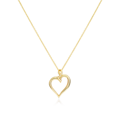 9ct Yellow Gold Heart Pendant