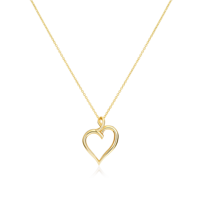 9ct Yellow Gold Heart Pendant