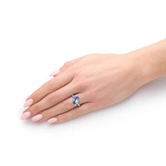 2.72ct Sapphire Platinum Ring
