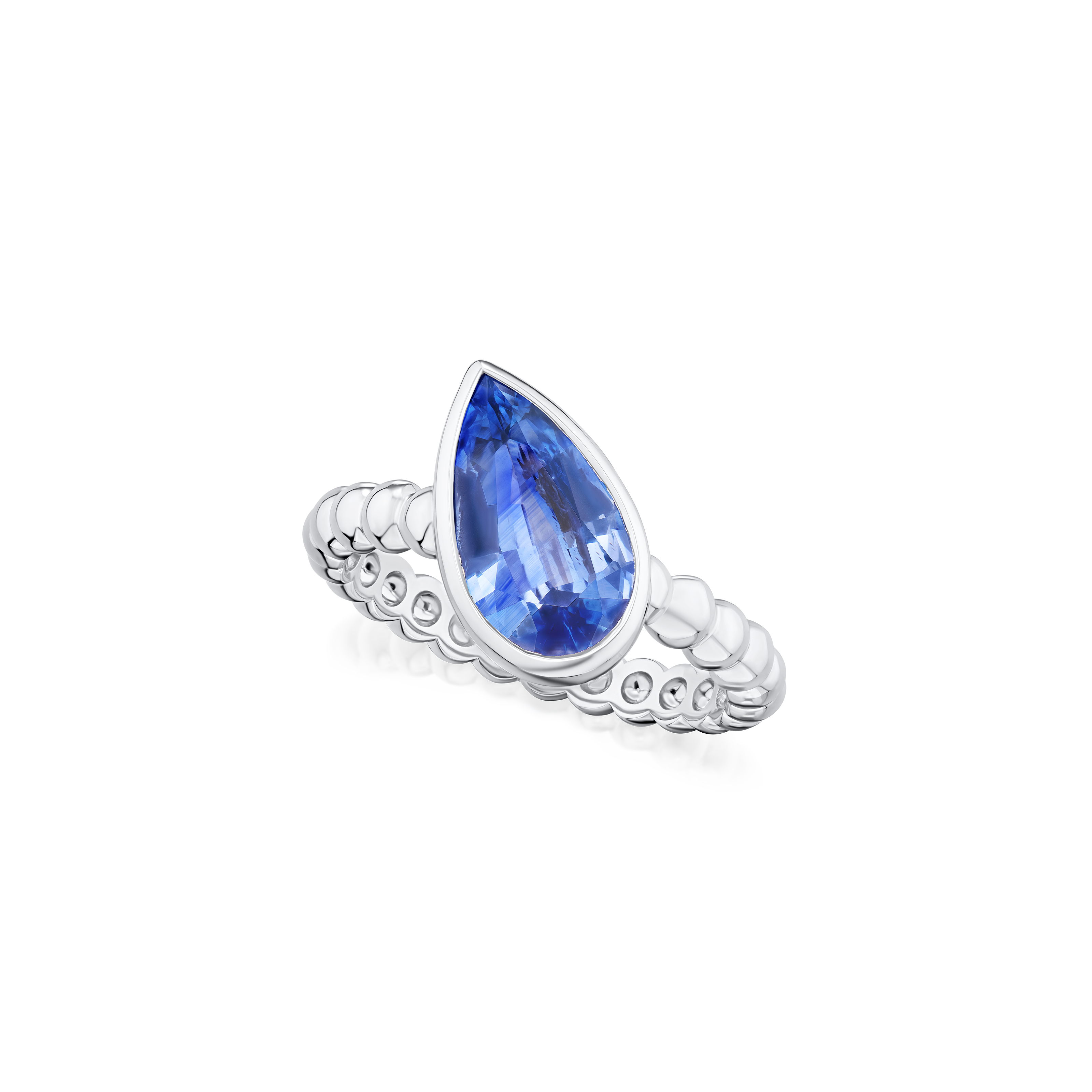 2.72ct Sapphire Platinum Ring