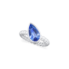 2.72ct Sapphire Platinum Ring