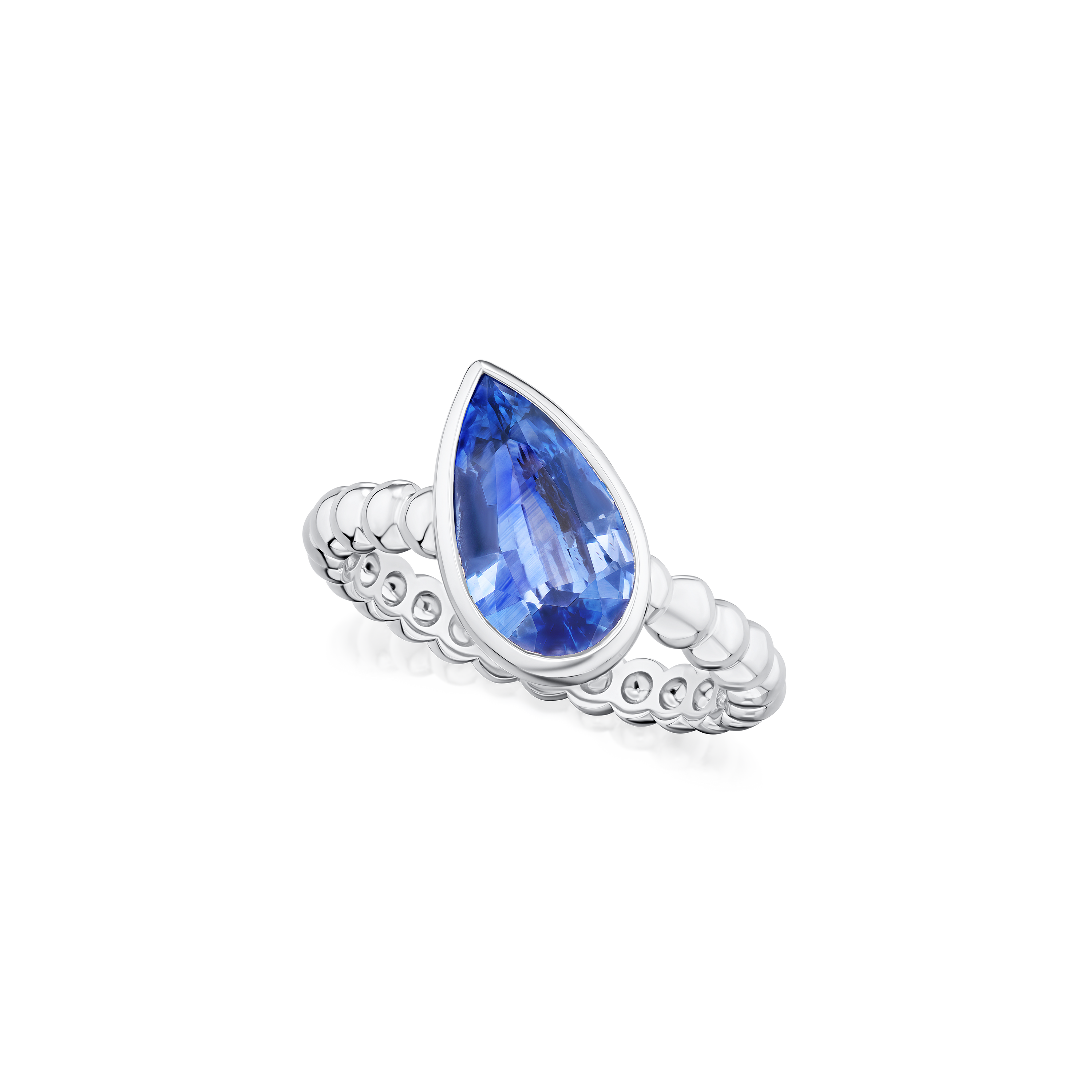 2.72ct Sapphire Platinum Ring