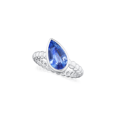 2.72ct Sapphire Platinum Ring