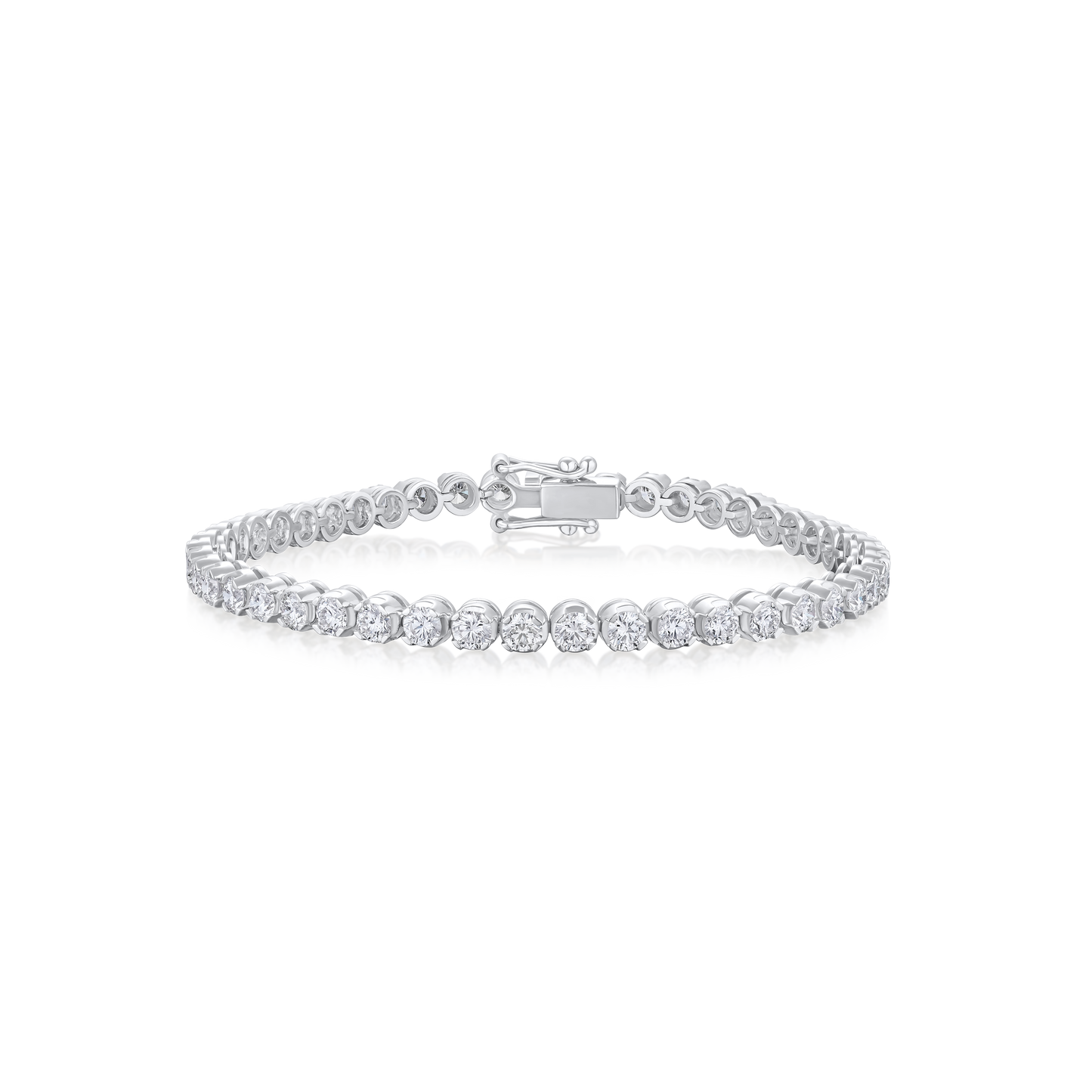 4.50ct Round Brilliant Cut Diamond Line Bracelet