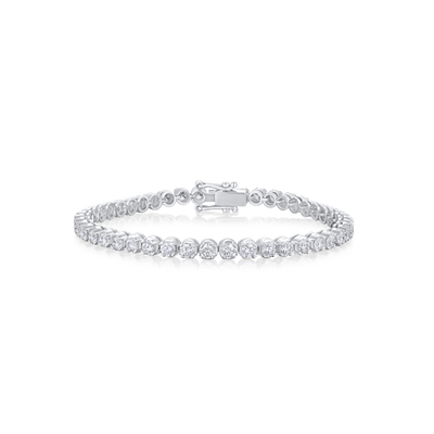 4.50ct Round Brilliant Cut Diamond Line Bracelet