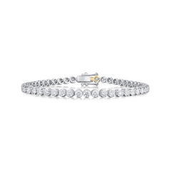 4.73ct Round Brilliant Cut Diamond Line Bracelet