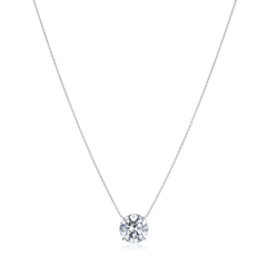 4.67ct Round Brilliant Cut Diamond Superfine Solitaire Pendant