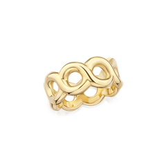 18ct Yellow Gold Interlocking Ring