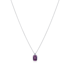 1.74ct Purple Spinel and Diamond Pendant