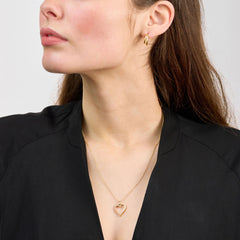 18ct Yellow Gold Double Hoop Earrings