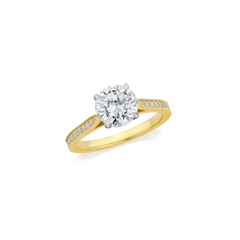 1.73ct Round Brilliant Cut Diamond Solitaire Ring
