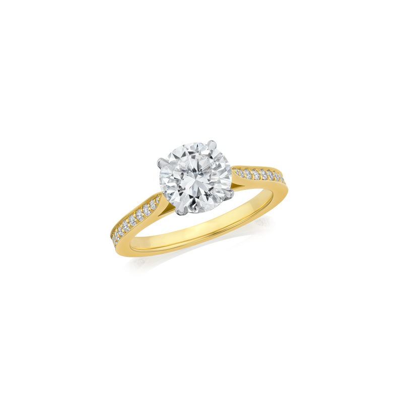 1.73ct Round Brilliant Cut Diamond Solitaire Ring