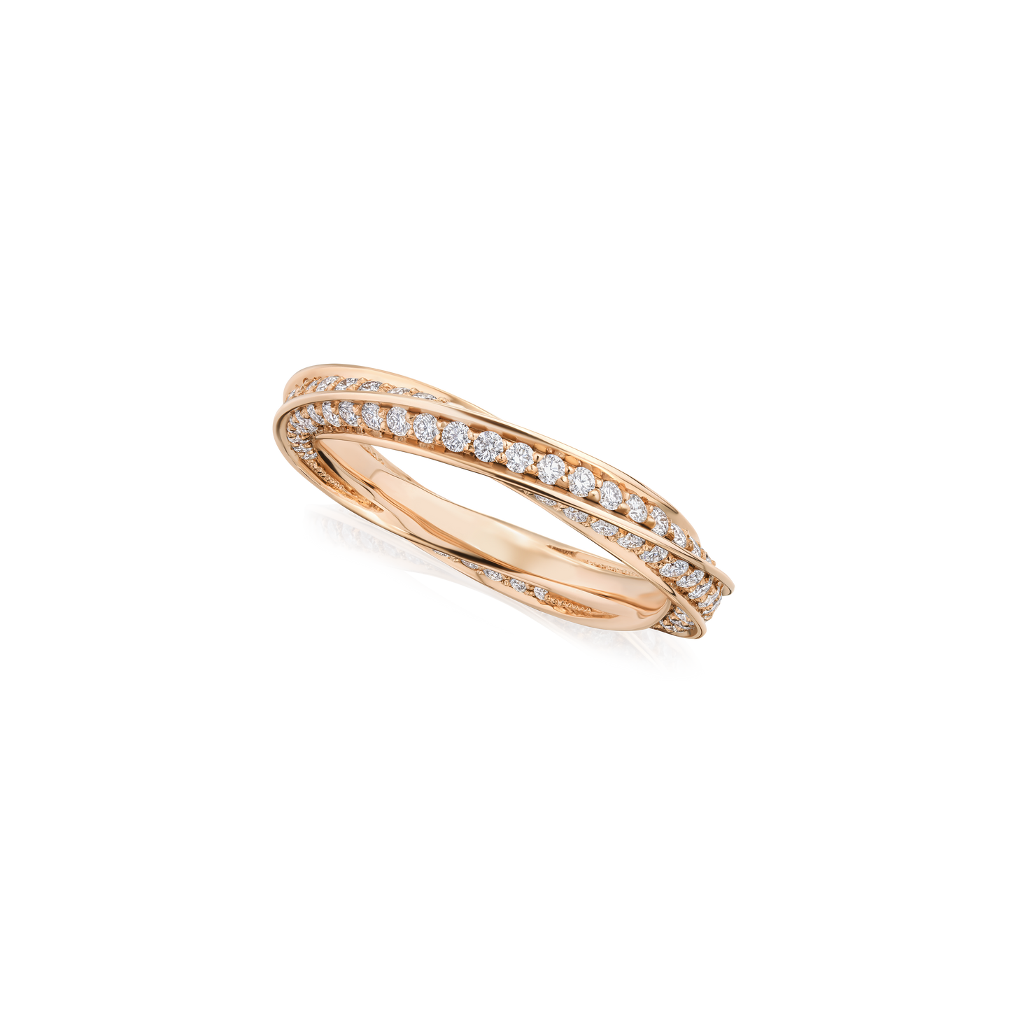 Skyline 18ct Rose Gold Twist Ring