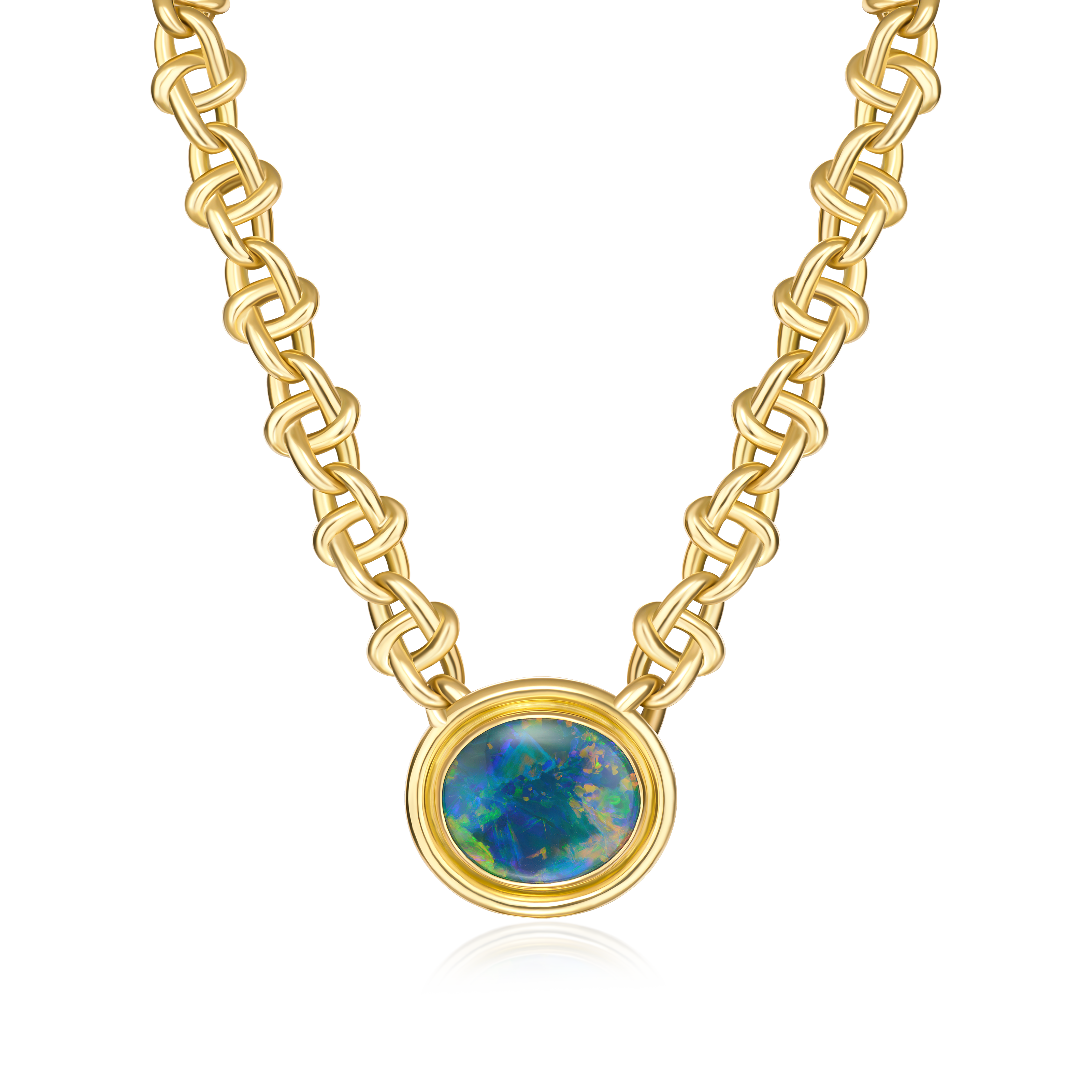 16.67ct Opal Infinity Necklace