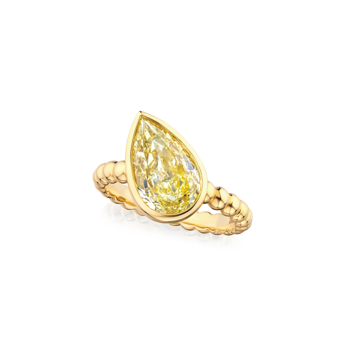 3.02ct Yellow Diamond 18ct Yellow Gold Ring