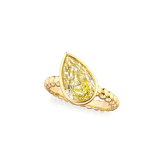 3.02ct Yellow Diamond 18ct Yellow Gold Ring