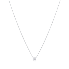 0.52ct Asscher Cut Diamond Solitaire Pendant