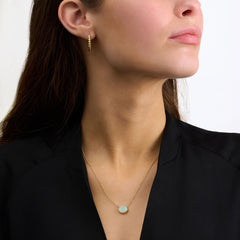 Opal 18ct Yellow Gold Pendant