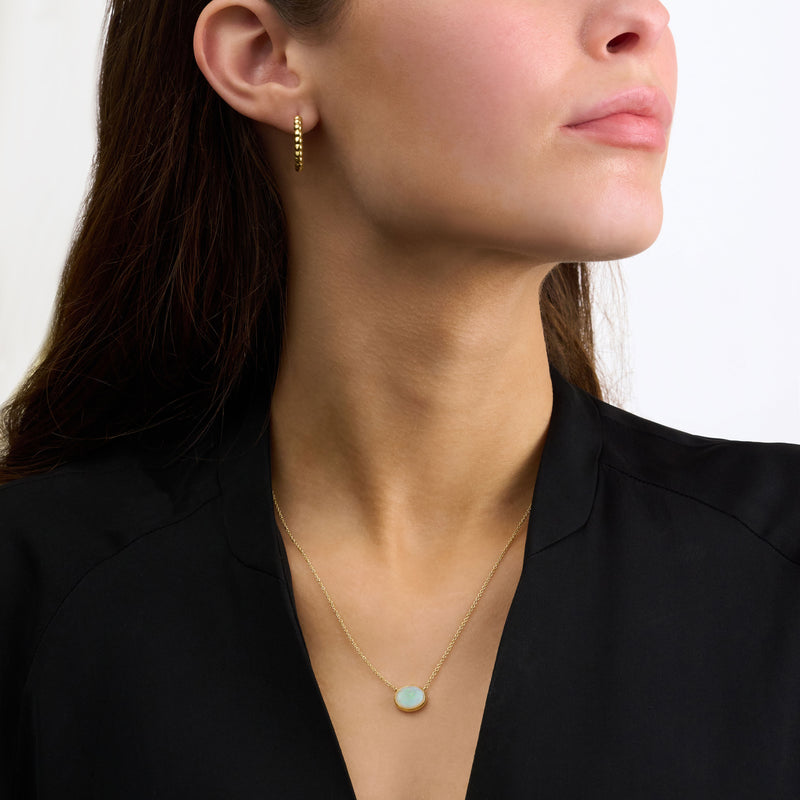 Opal 18ct Yellow Gold Pendant