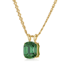 80.28cts Tourmaline Pendant Running On An Infinity 18ct Yellow Gold Chain
