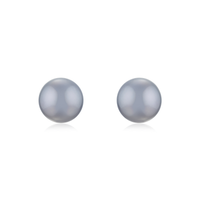 Tahitian Pearl Stud Earrings 9-10mm