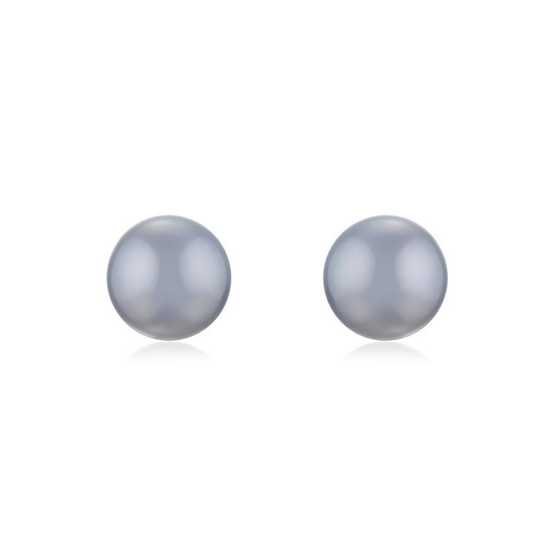Tahitian Pearl Stud Earrings 9-10mm