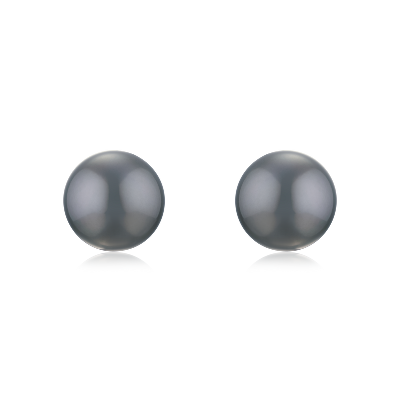 Tahitian Pearl Stud Earrings 11mm