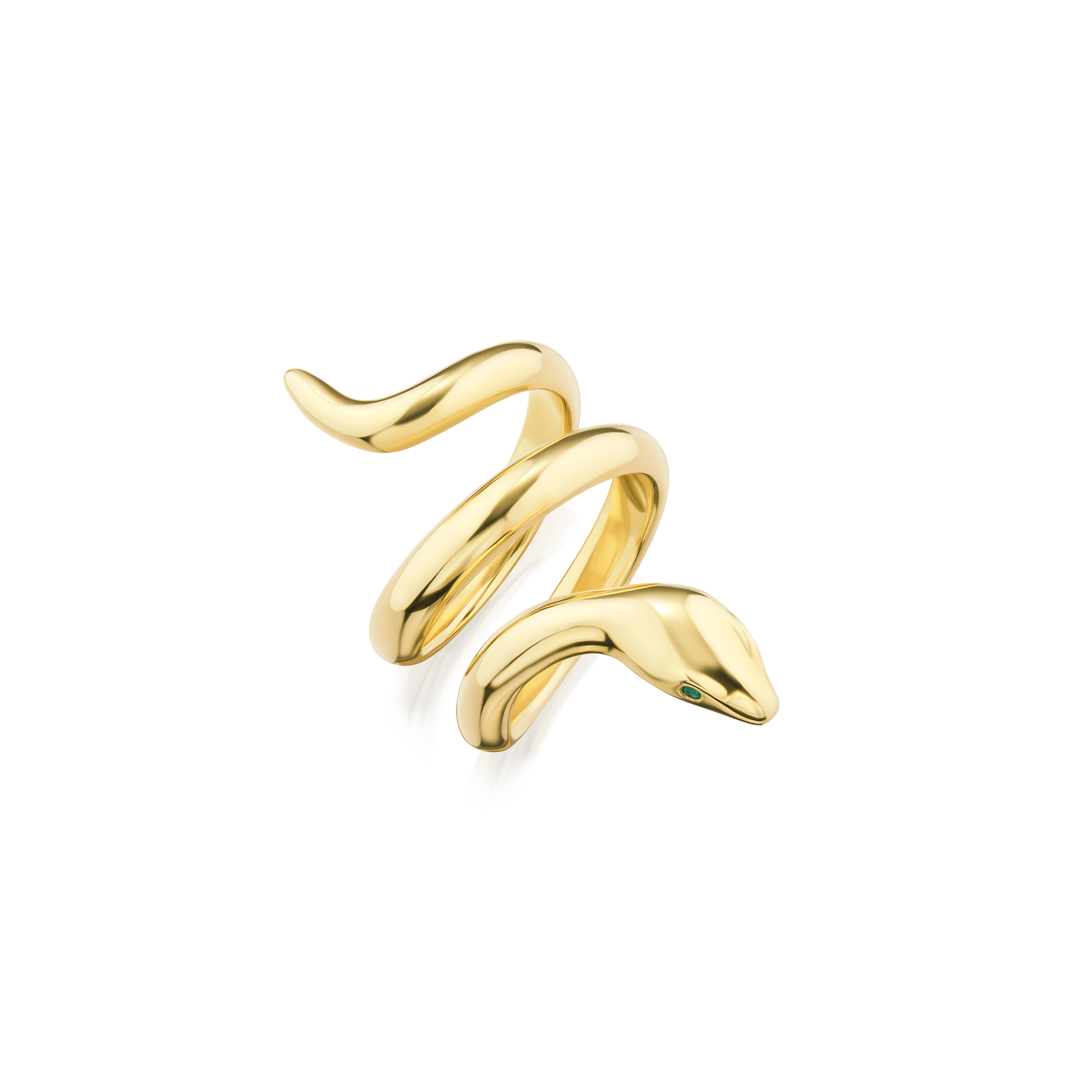 18ct Yellow Gold Snake Ring