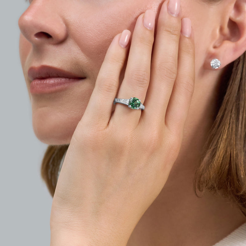 1.68ct Tourmaline and Diamond Dress Ring