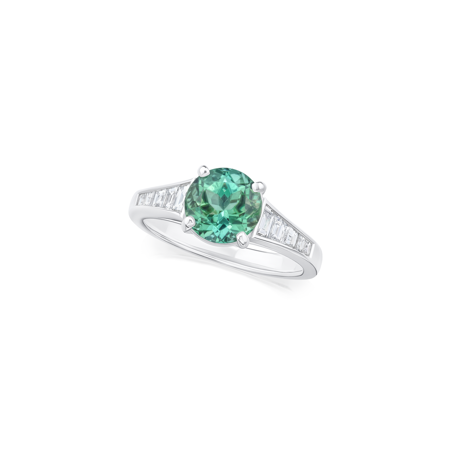 1.68ct Tourmaline and Diamond Dress Ring