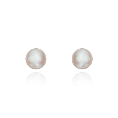 6.5-7mm Pearl 9ct Yellow Gold Earrings