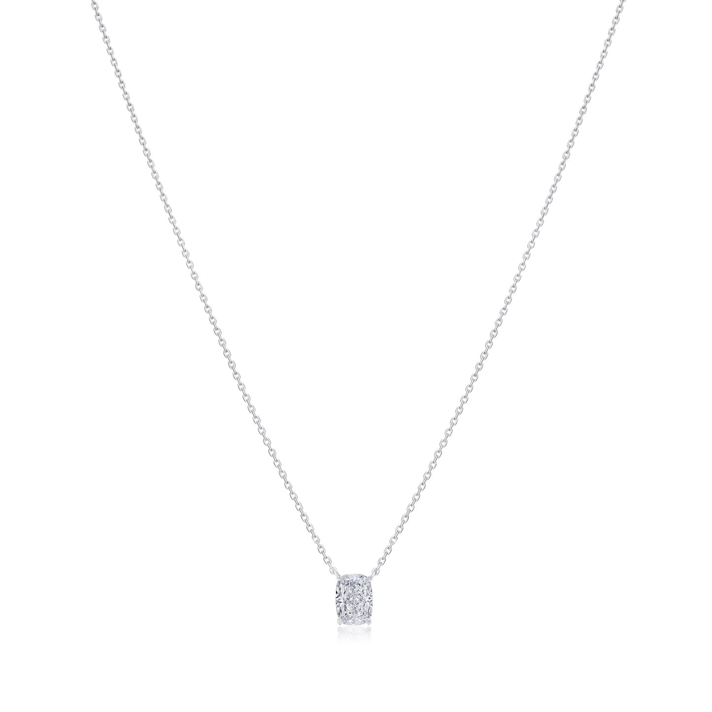 1.20ct Cushion Cut Diamond Solitaire Pendant