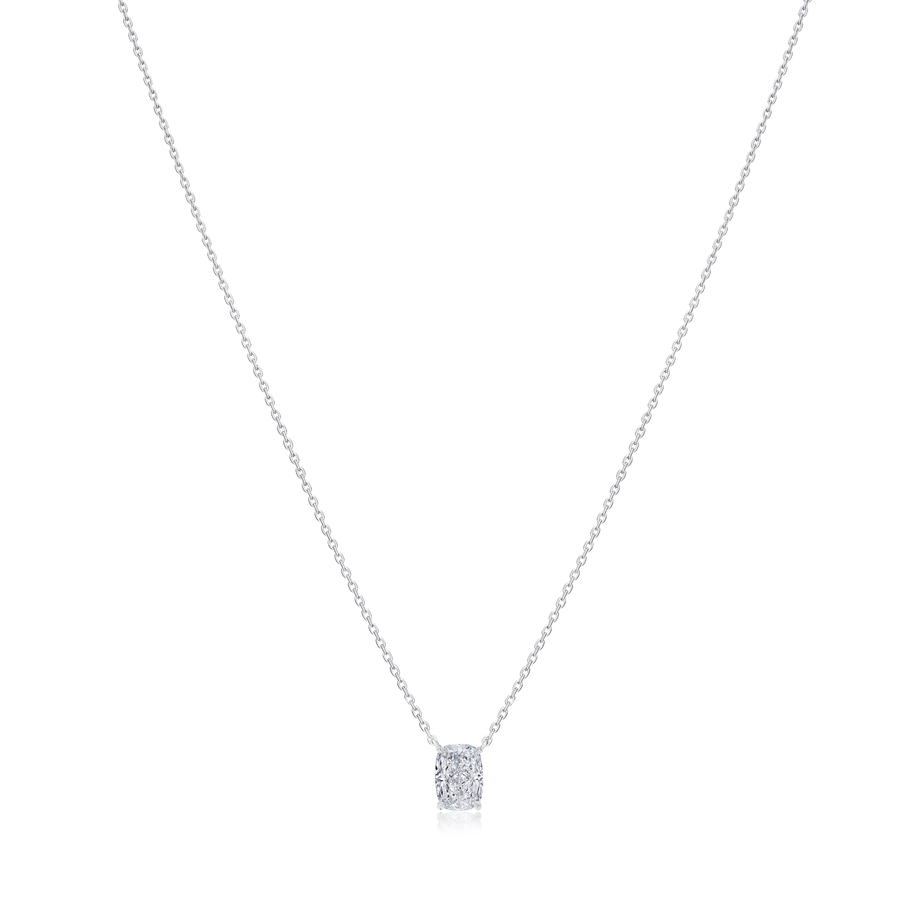 1.20ct Cushion Cut Diamond Solitaire Pendant