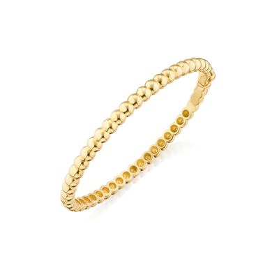 18ct Yellow Gold Bead Bangle