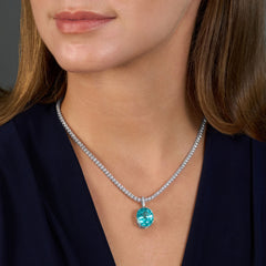 14.78ct Paraiba Tourmaline Pendant