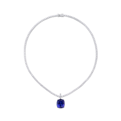 16.65ct Cushion Shape Tanzanite Pendant