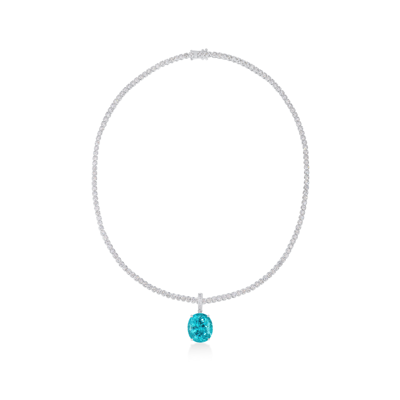 14.78ct Paraiba Tourmaline Pendant