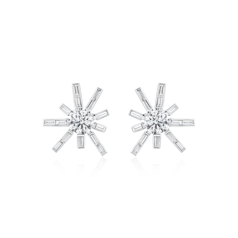 Diamond Cosmic Earrings