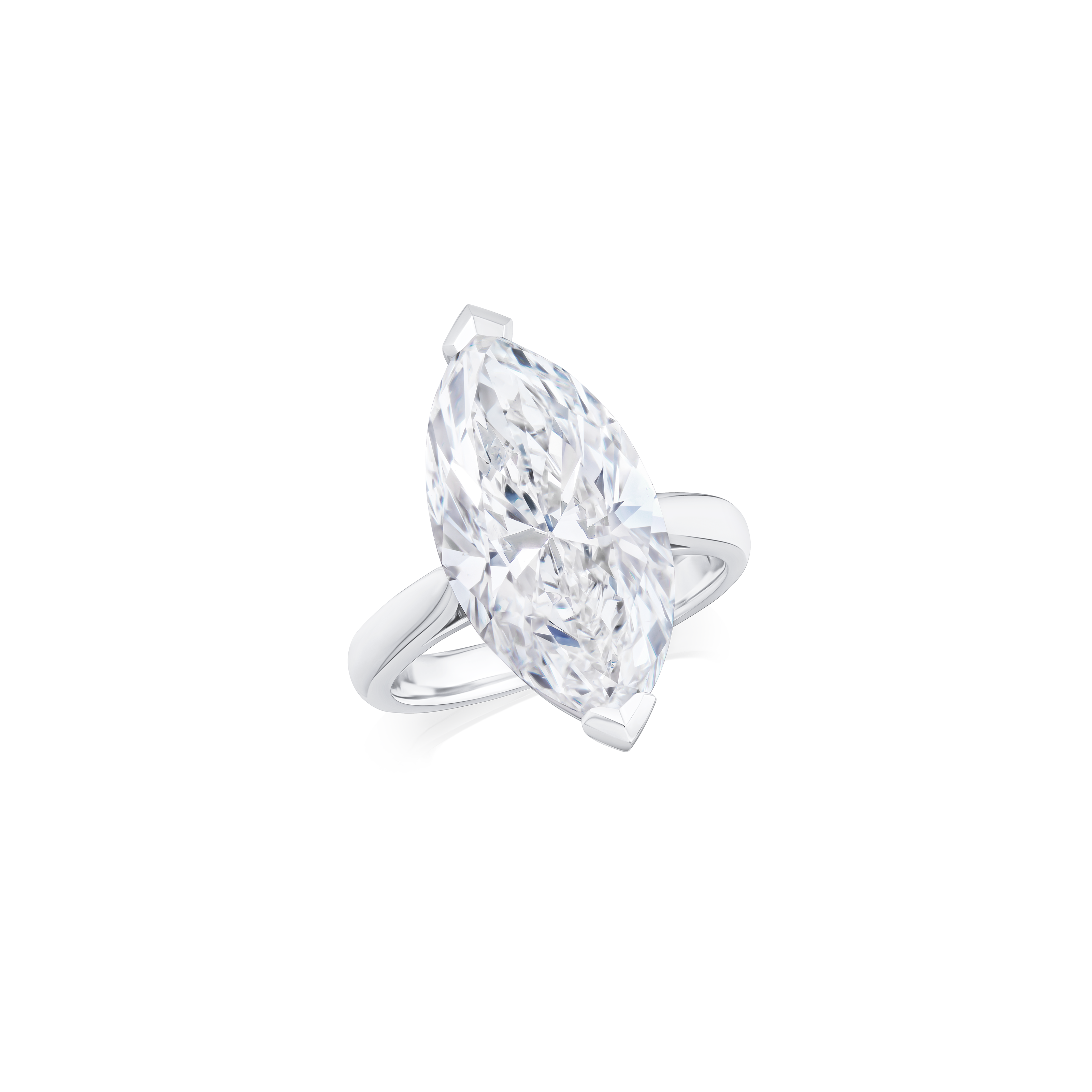 7.24ct Marquise Cut Diamond Solitaire Ring